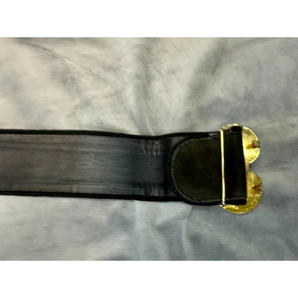 Authentiс Vintage Christian Dior Belt‎ Gold Ornate Baroque Buckle 70-80s